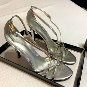 Lauren Ralph Lauren Silver Metallic Abbott Pumps